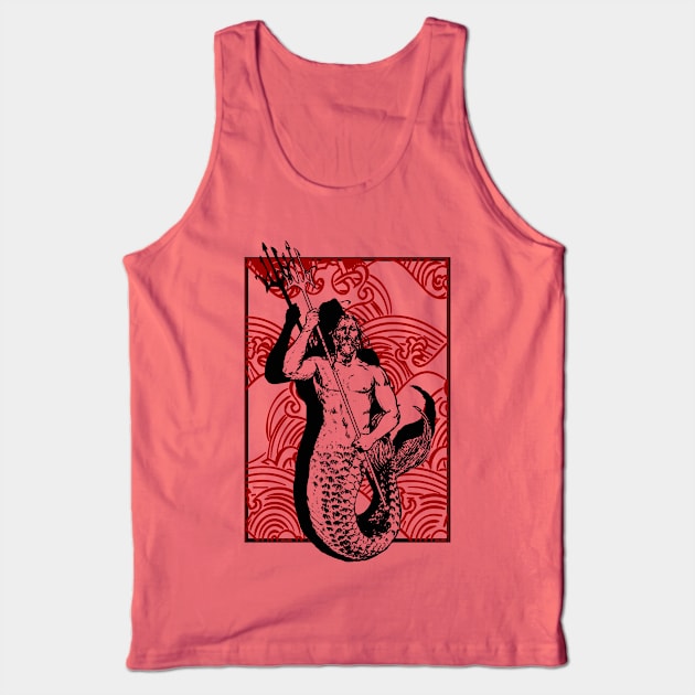 Poseidon in greek mythology Tank Top by Iravgustane